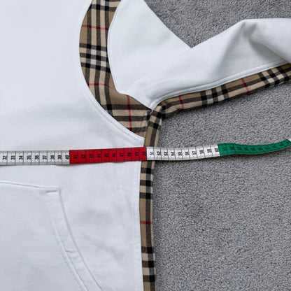 Burberry Check Panel Hoodie