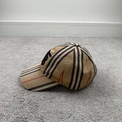 Burberry Check Monogram Motif Baseball Cap