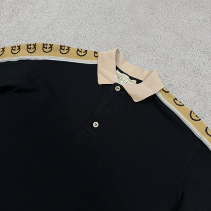 Gucci GG Stripe Logo Polo