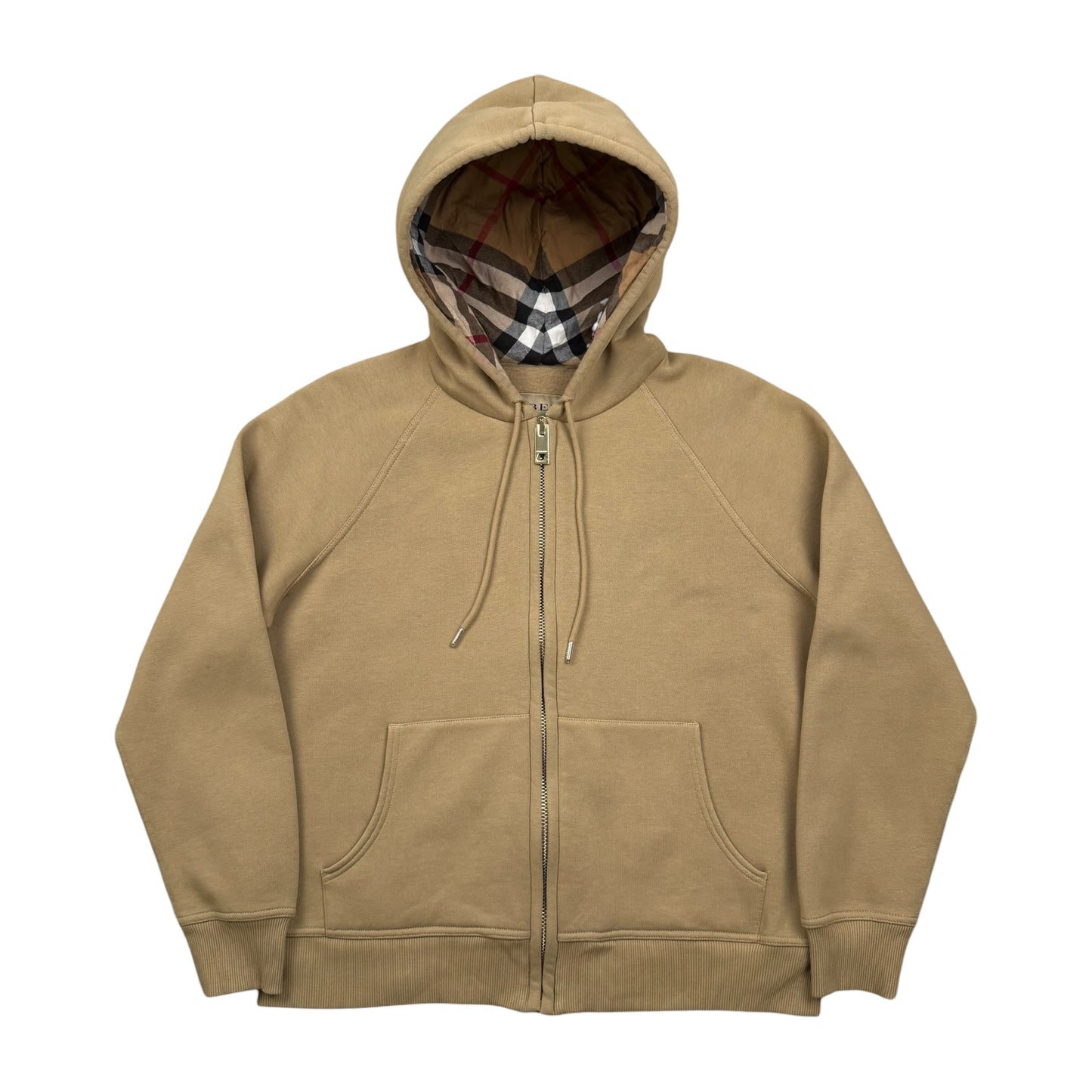 Burberry Vintage Check Hood Zip-Up Hoodie