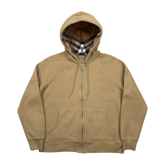 Burberry Vintage Check Hood Zip-Up Hoodie