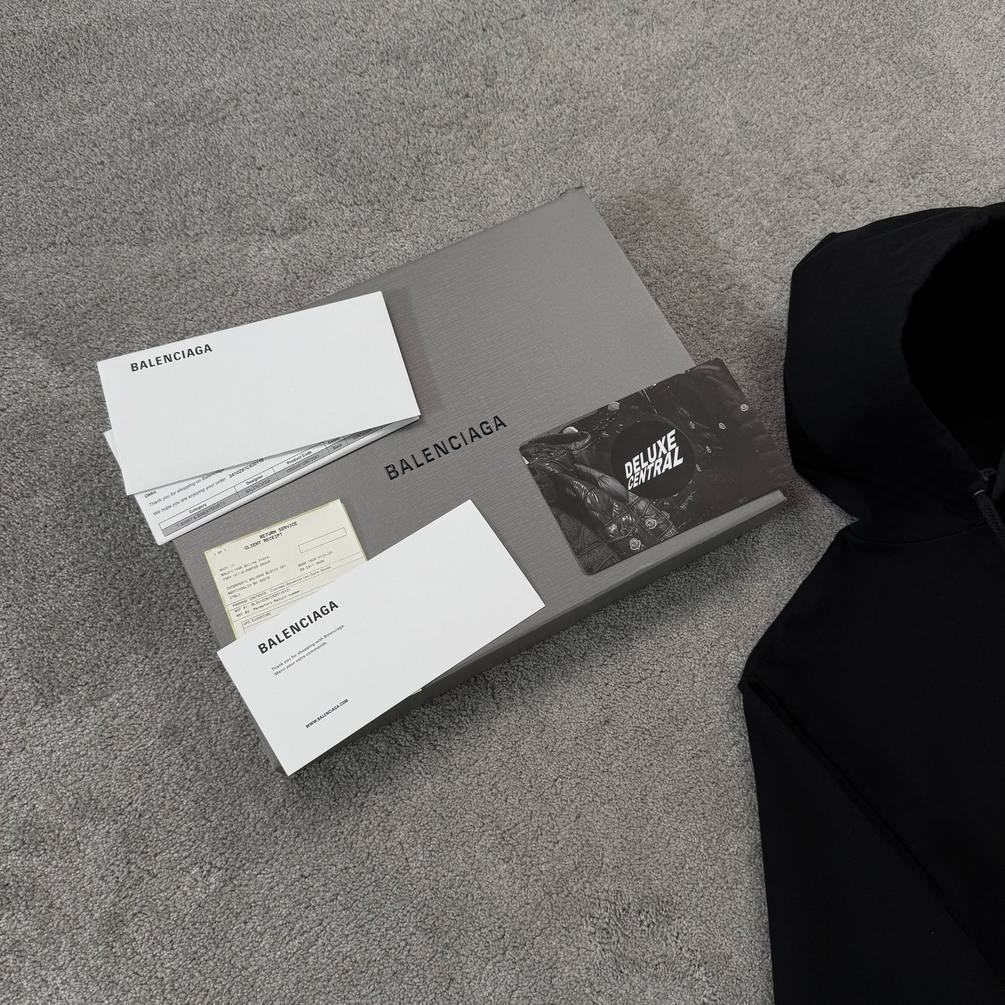 Balenciaga Campaign Logo Hoodie