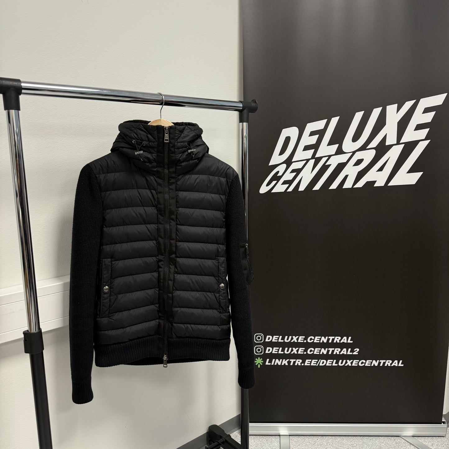 Moncler Hooded Cardigan Tricot