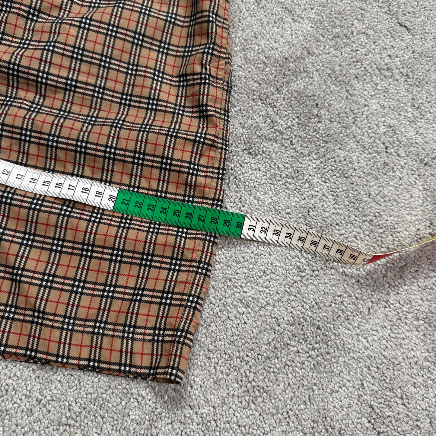Burberry Check Print Swim shorts