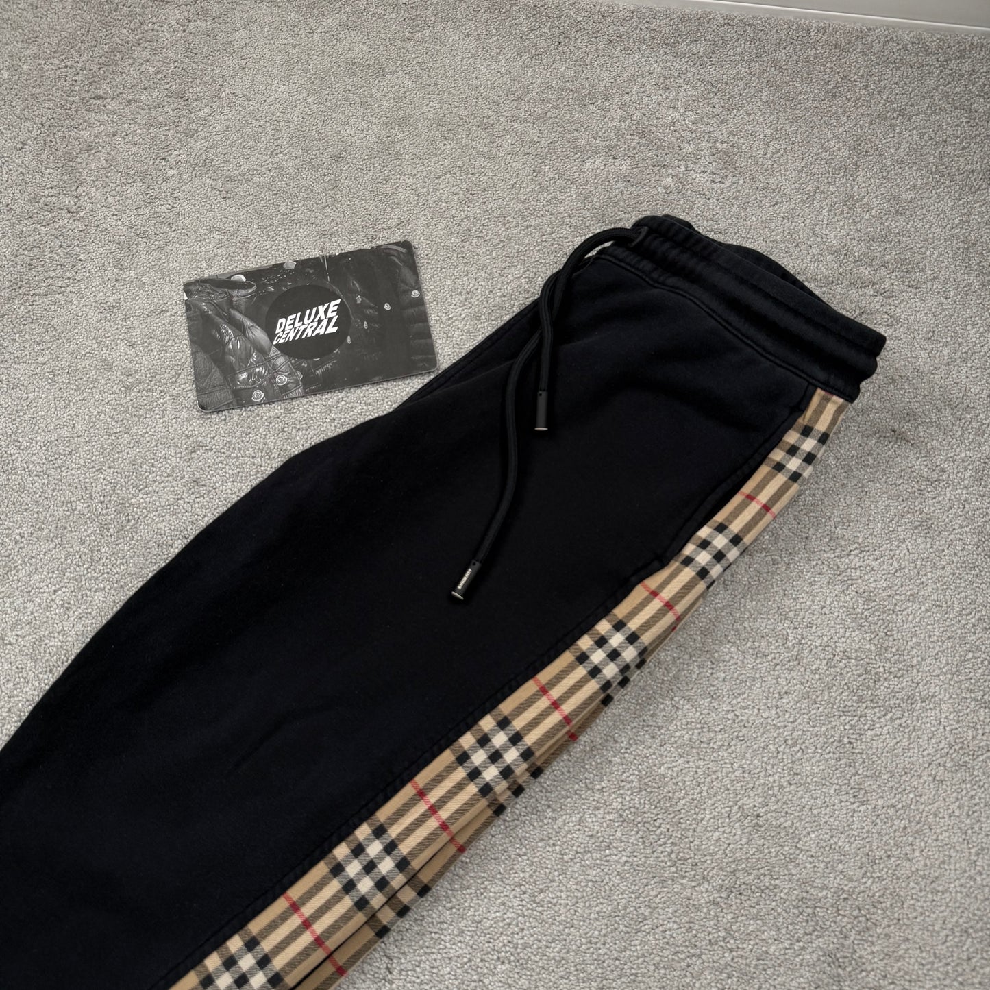 Burberry Vintage Check Panel Sweatpants