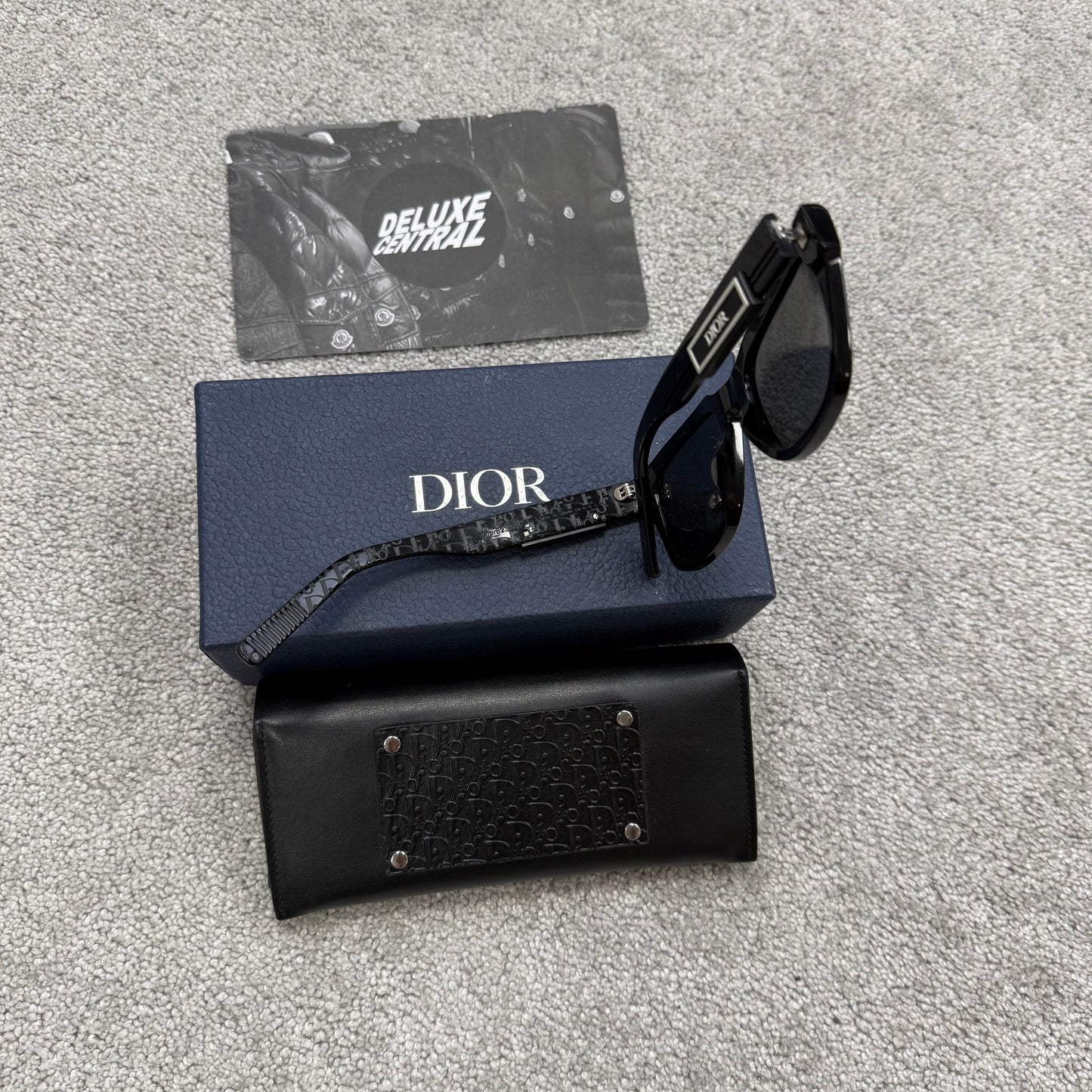 Dior B23 Square Acetate Sunglasses