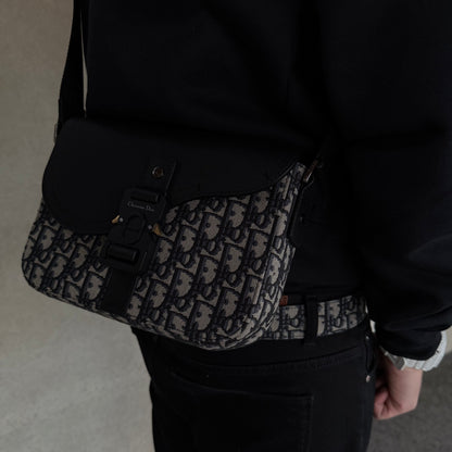 Christian Dior Saddle Flap Messenger Bag