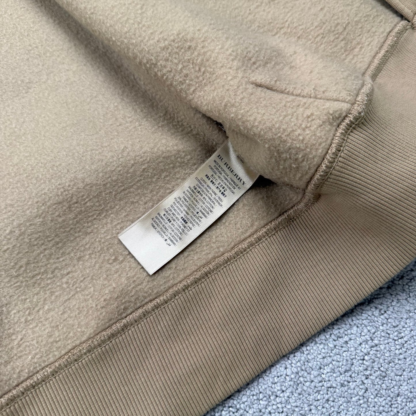 Burberry Vintage Check Hood Zip-Up Hoodie