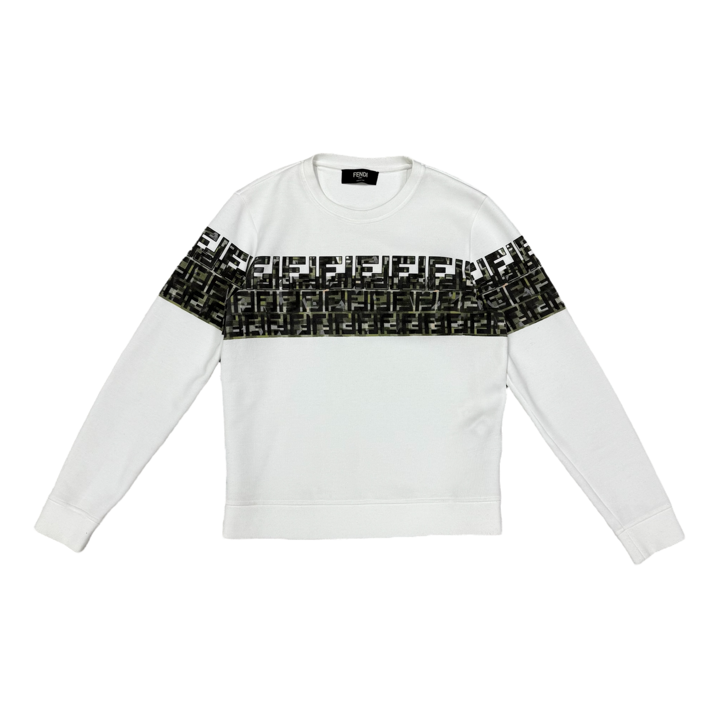 Fendi SS20 Camo FF Sweatshirt
