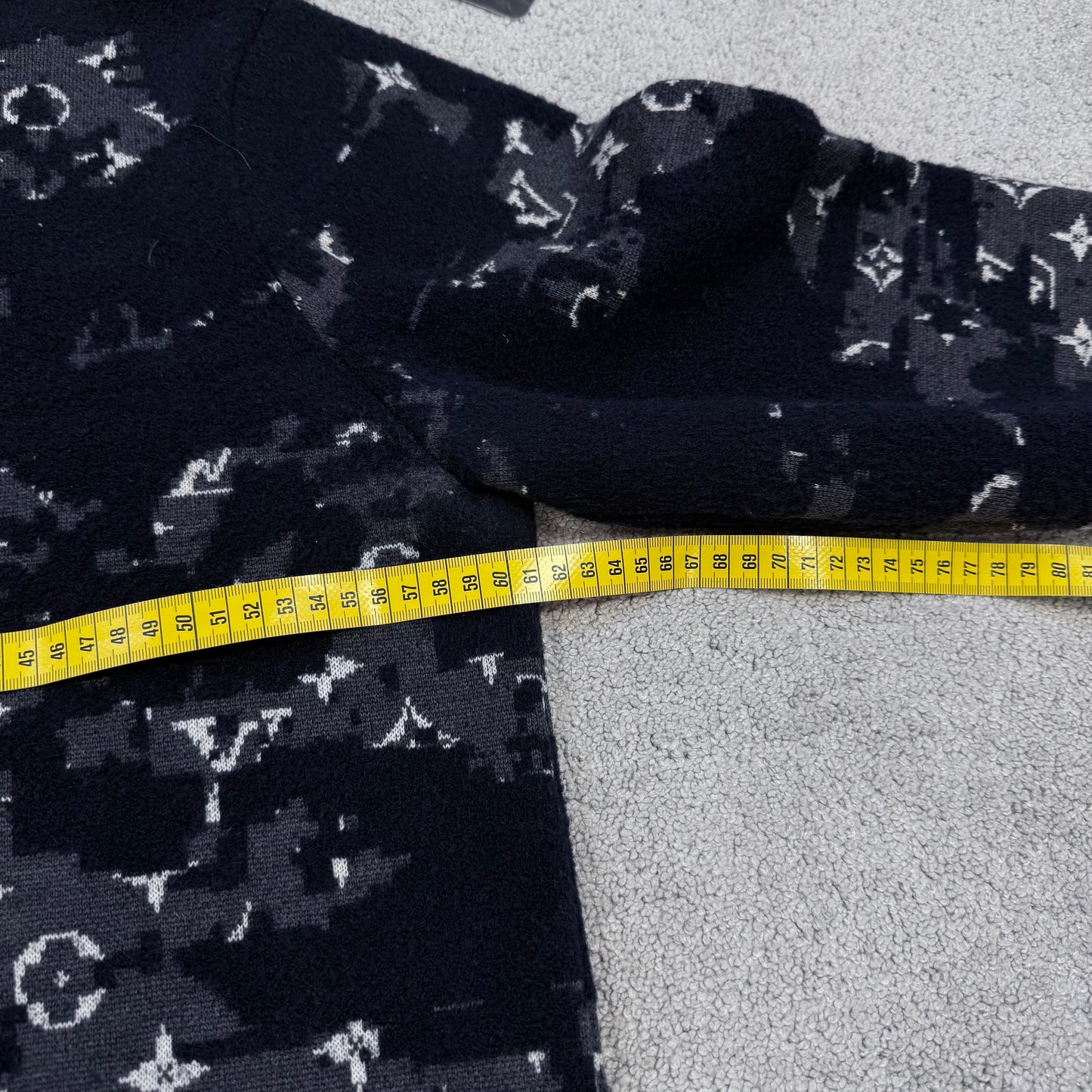 Louis Vuitton Distressed Monogram Sweater