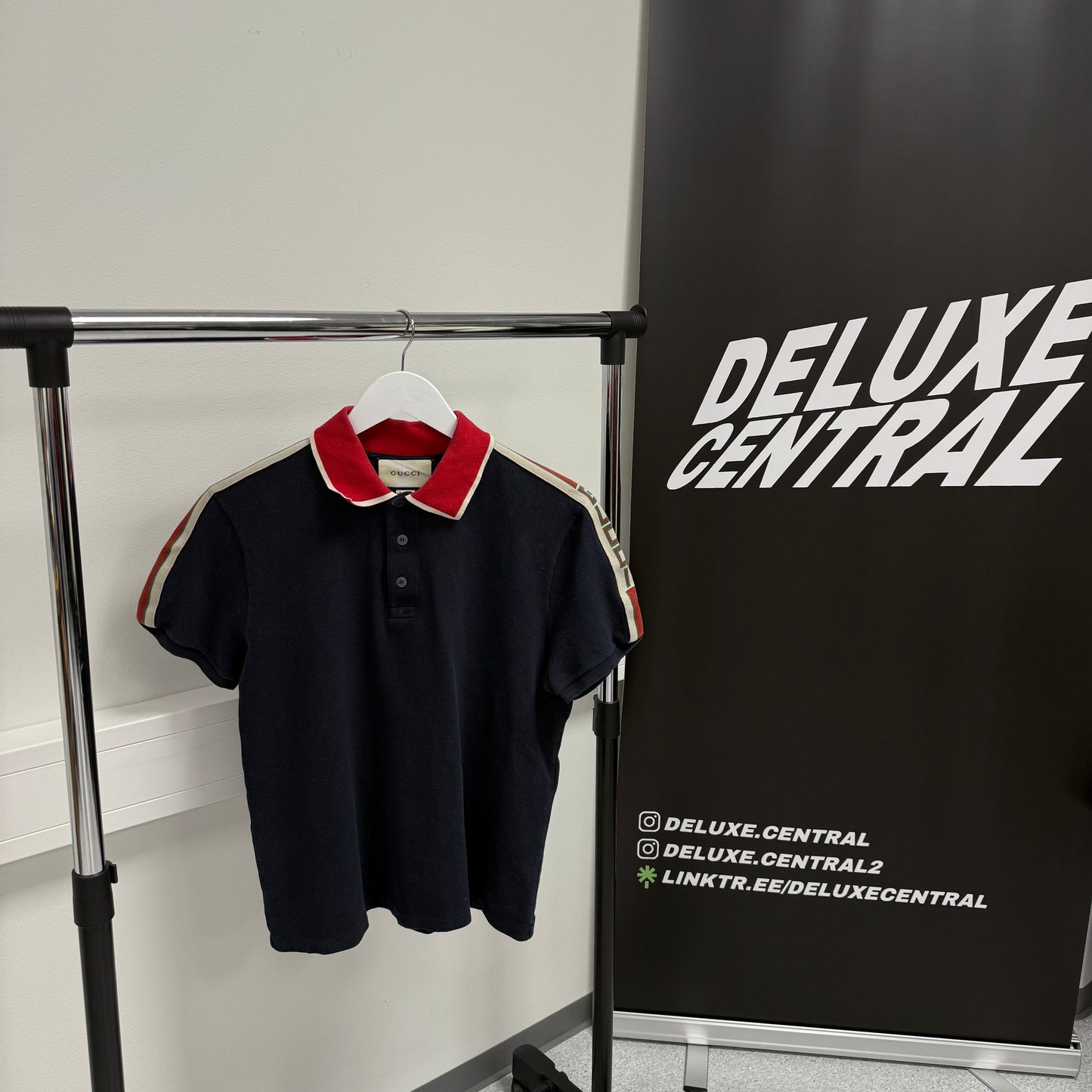 Gucci Striped Logo Polo