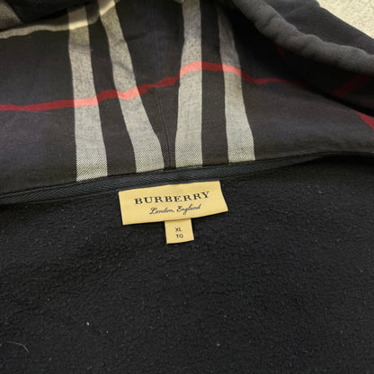 Burberry Check Zip Up Hoodie