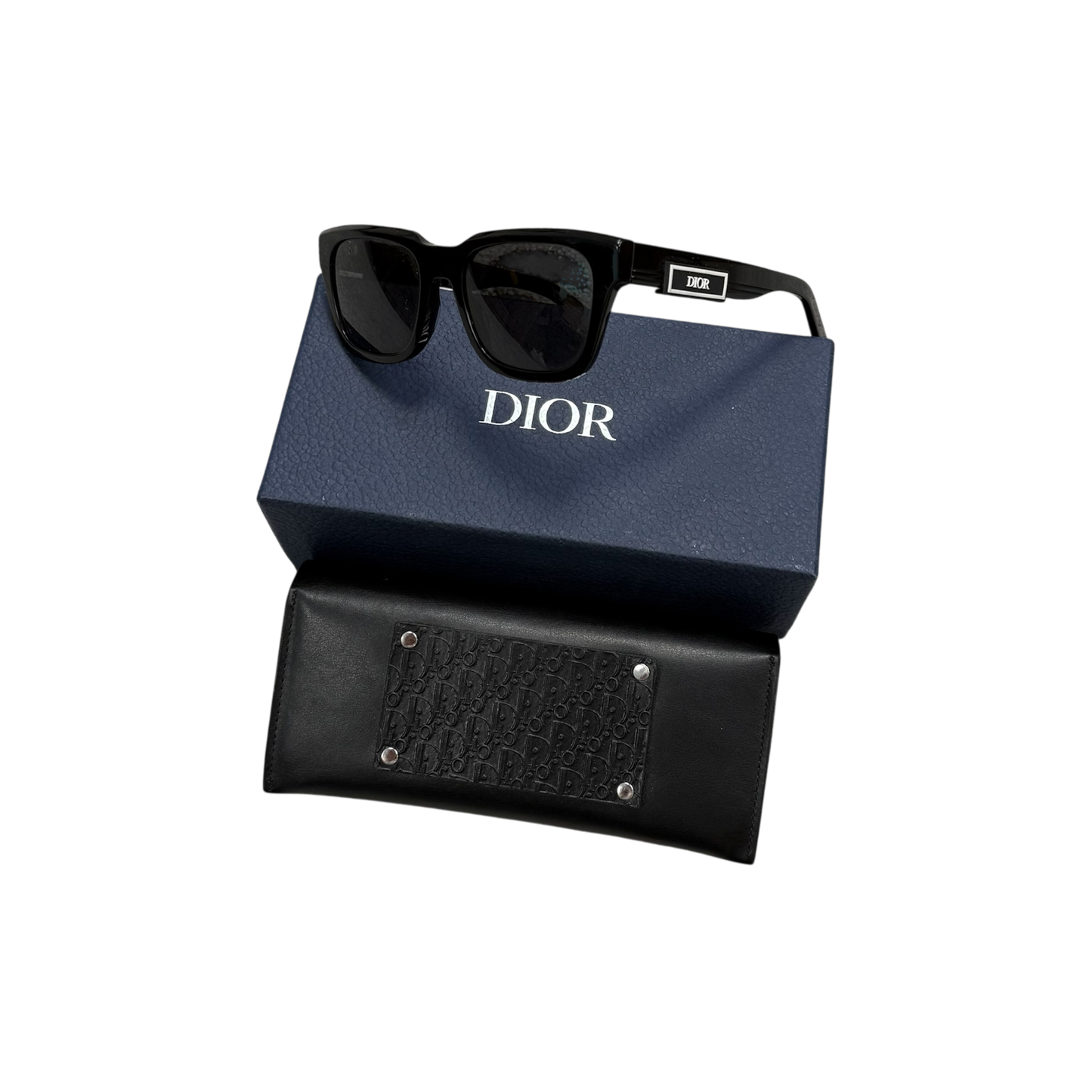 Dior B23 Square Acetate Sunglasses