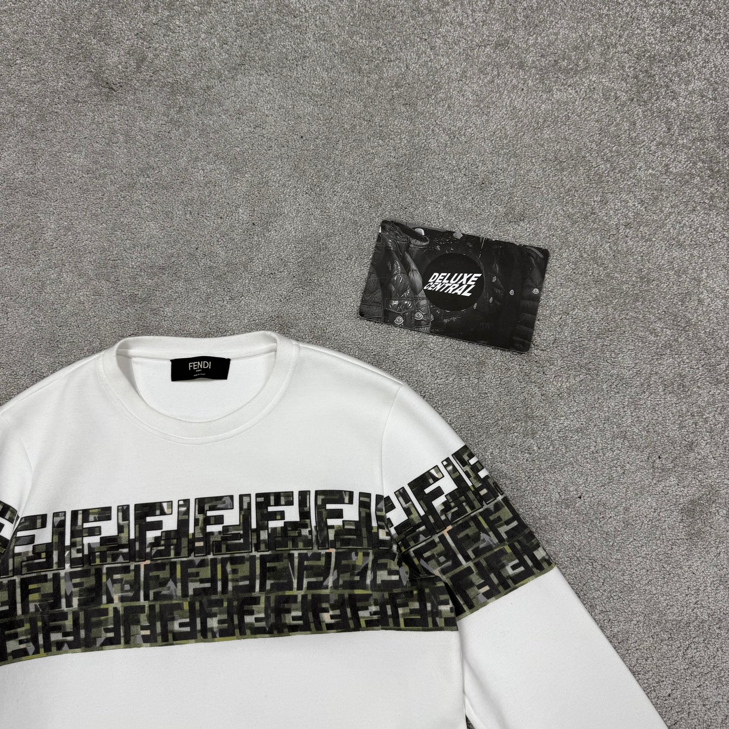 Fendi SS20 Camo FF Sweatshirt