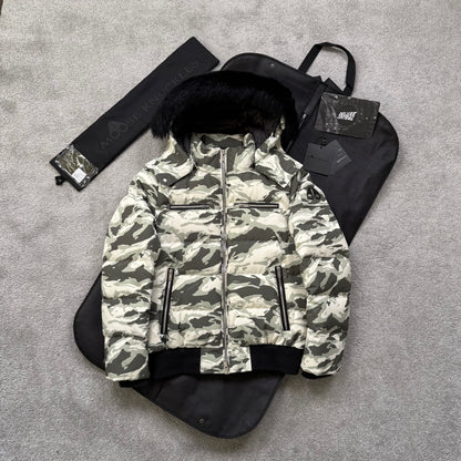 Moose Knuckles Cloud Shearling Bomber Jacket