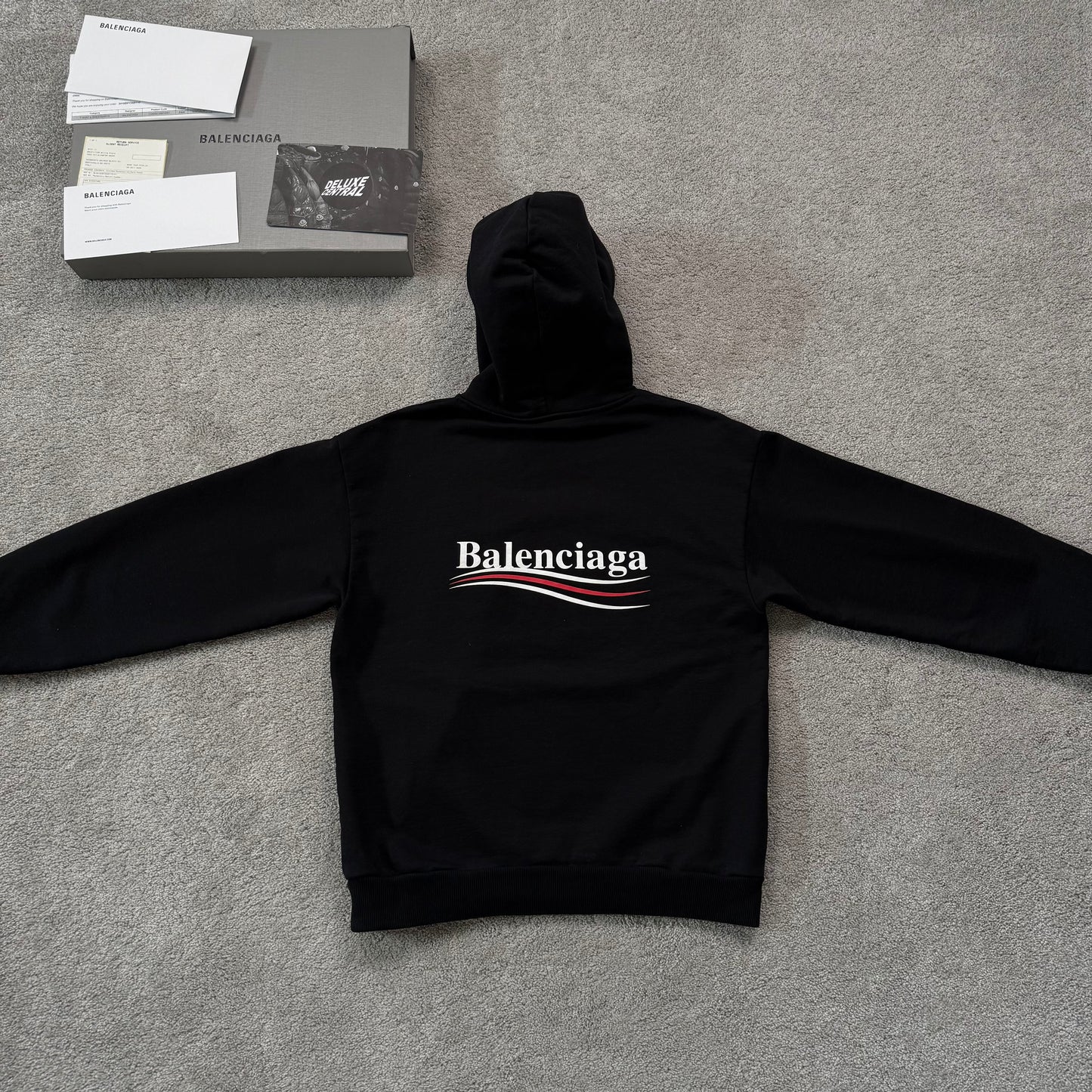 Balenciaga Campaign Logo Hoodie
