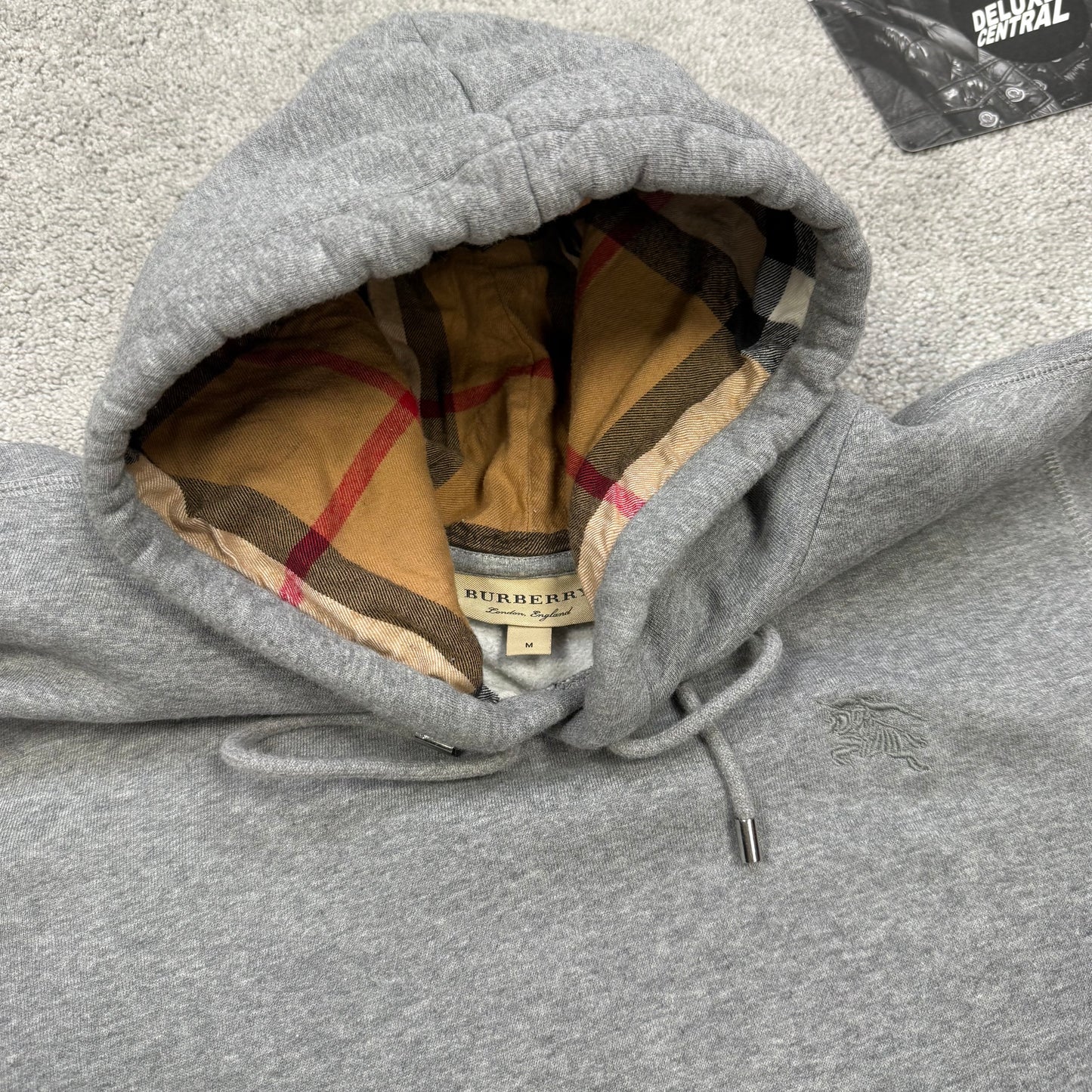 Burberry Check Hood Hoodie