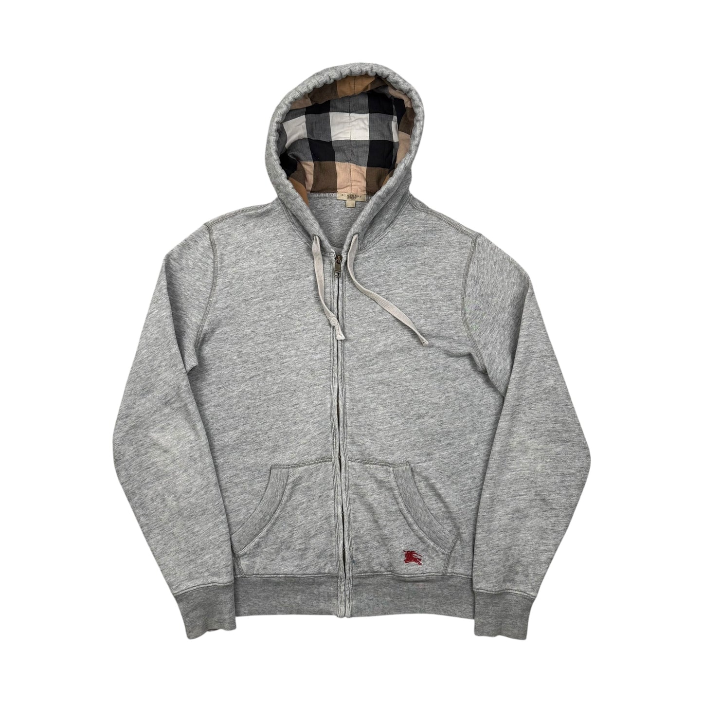 Burberry Vintage Check Hood Zip-Up Hoodie
