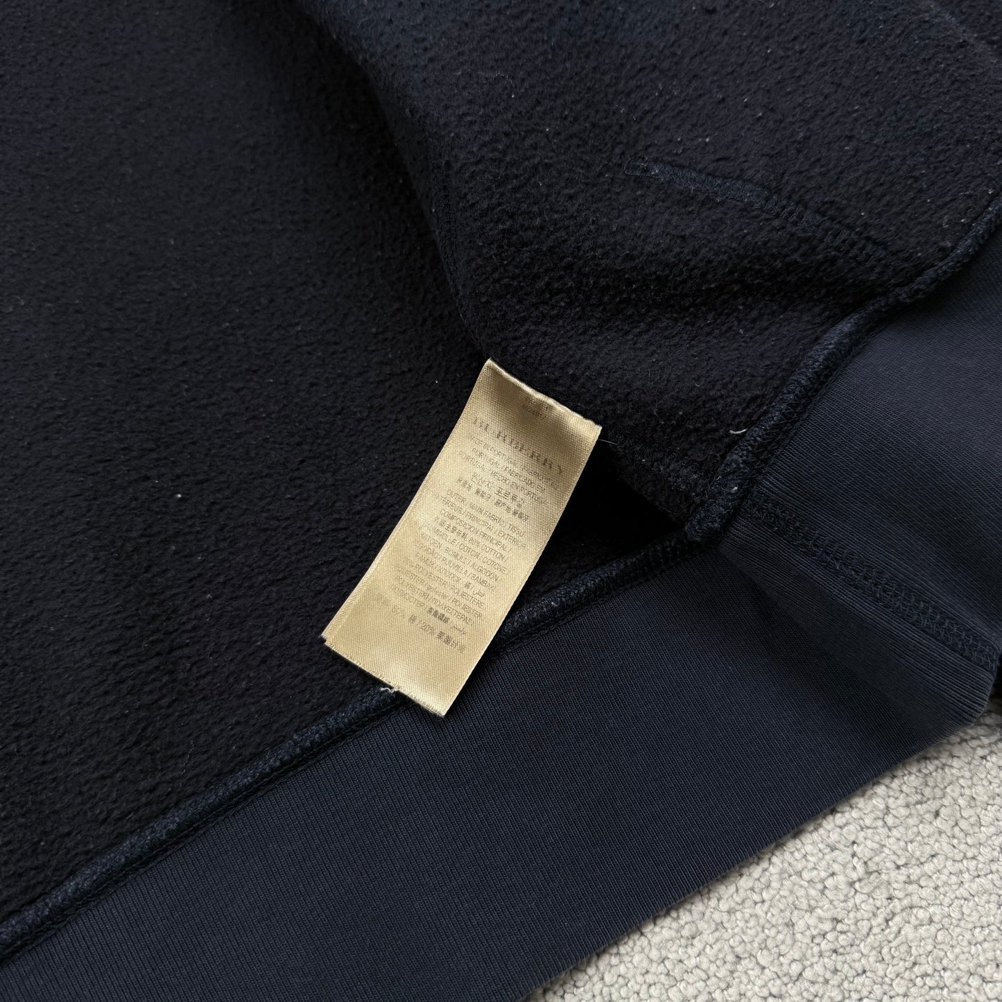 Burberry Check Hood Zip-Up Hoodie