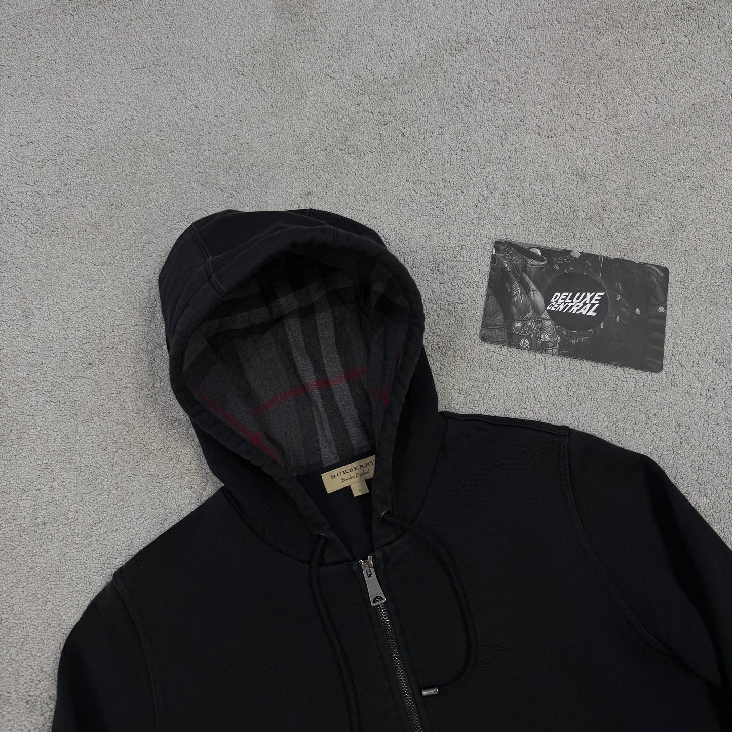 Burberry Full Check Zip-Up Hoodie