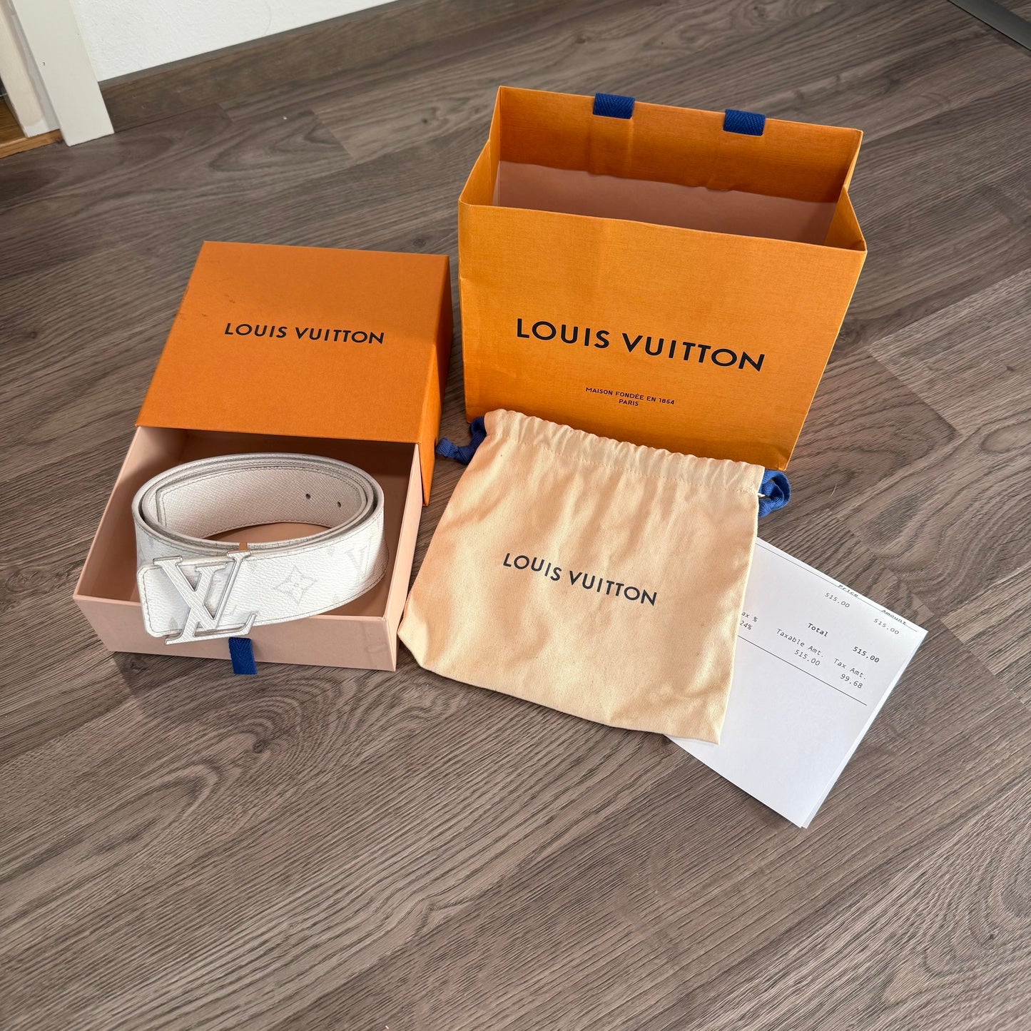 Louis Vuitton Monogram Reversible Belt
