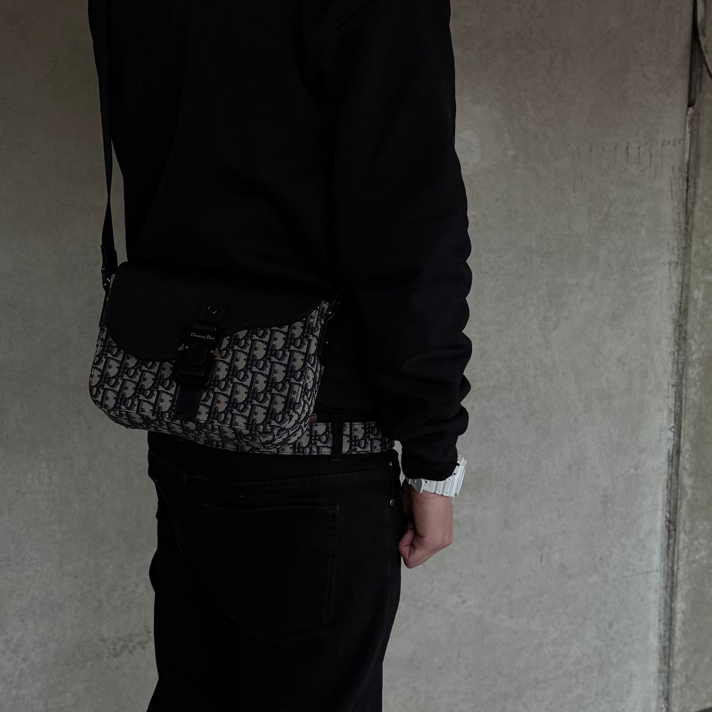 Christian Dior Saddle Flap Messenger Bag