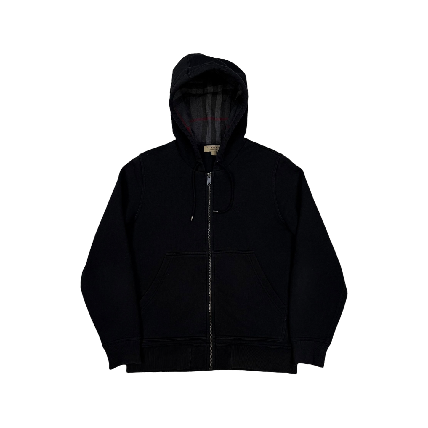 Burberry Check Zip-Up Hoodie