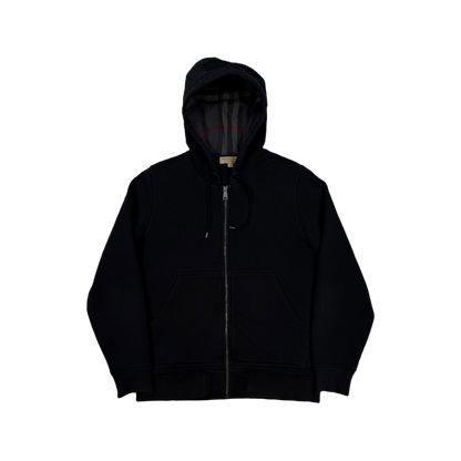 Burberry Check Zip-Up Hoodie