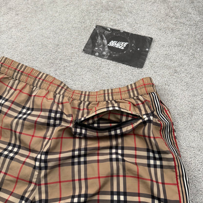 Burberry Check Drawcord Swim Shorts Men