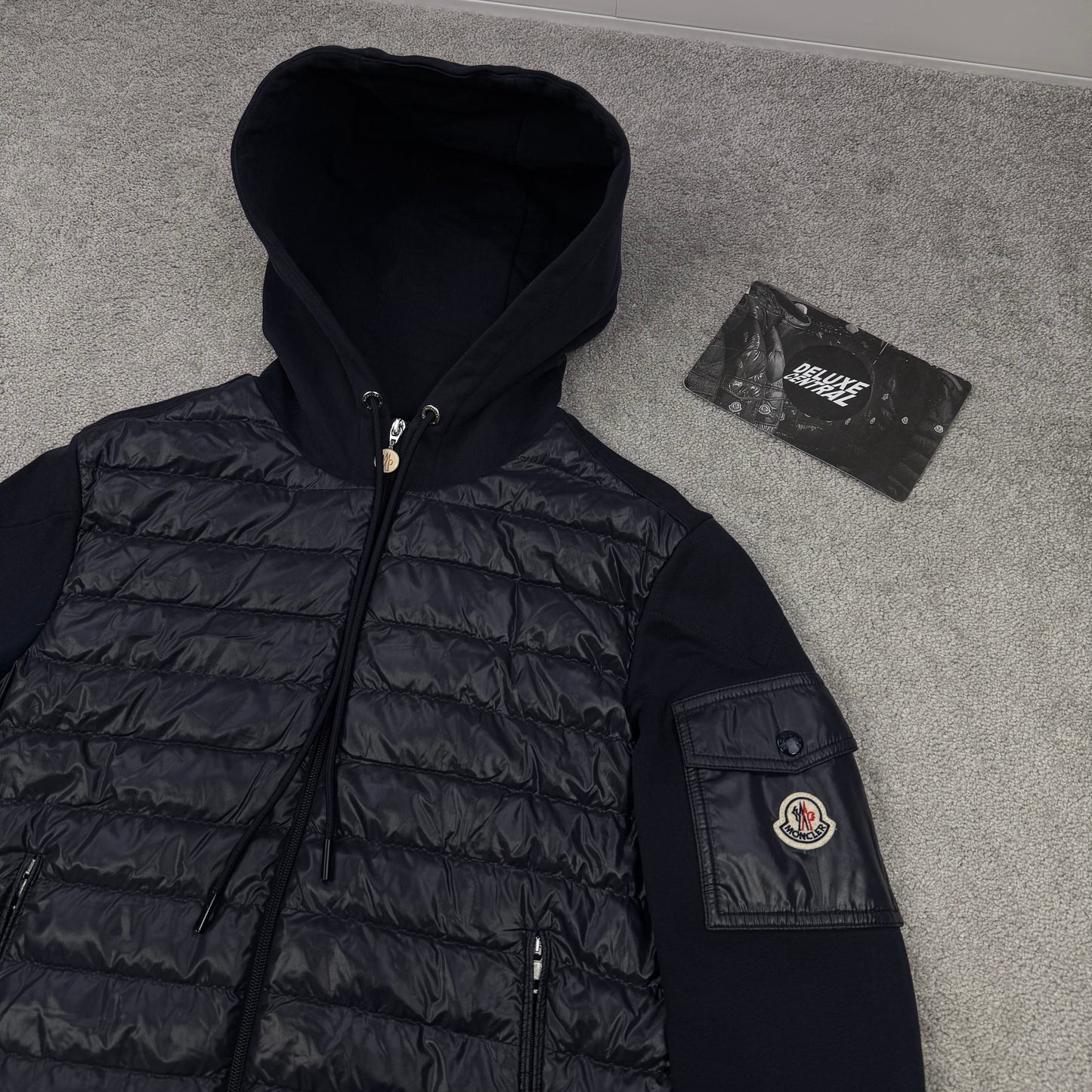 Moncler Hooded Tricot Cardigan