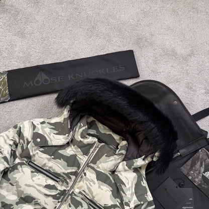 Moose Knuckles Cloud Shearling Bomber Jacket