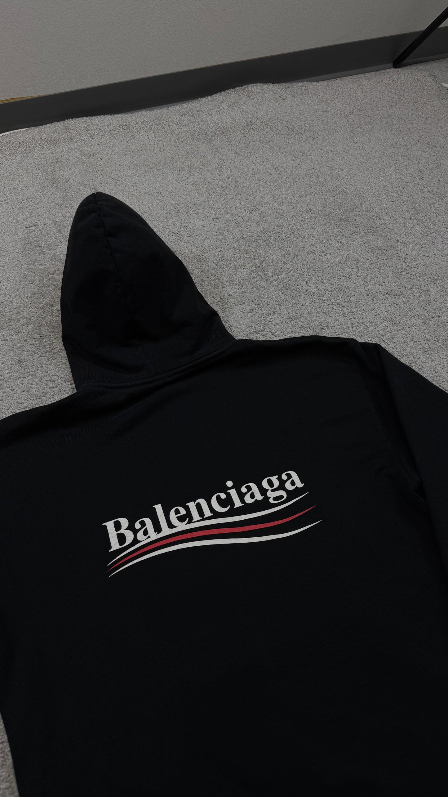 Balenciaga Political Campaign Logo Hoodie