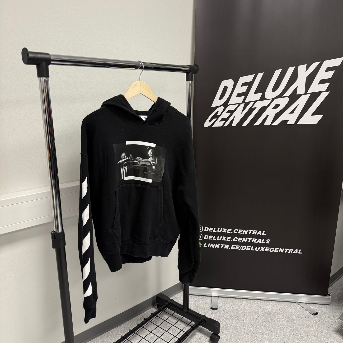 Off-White Caravaggio Skull Hoodie