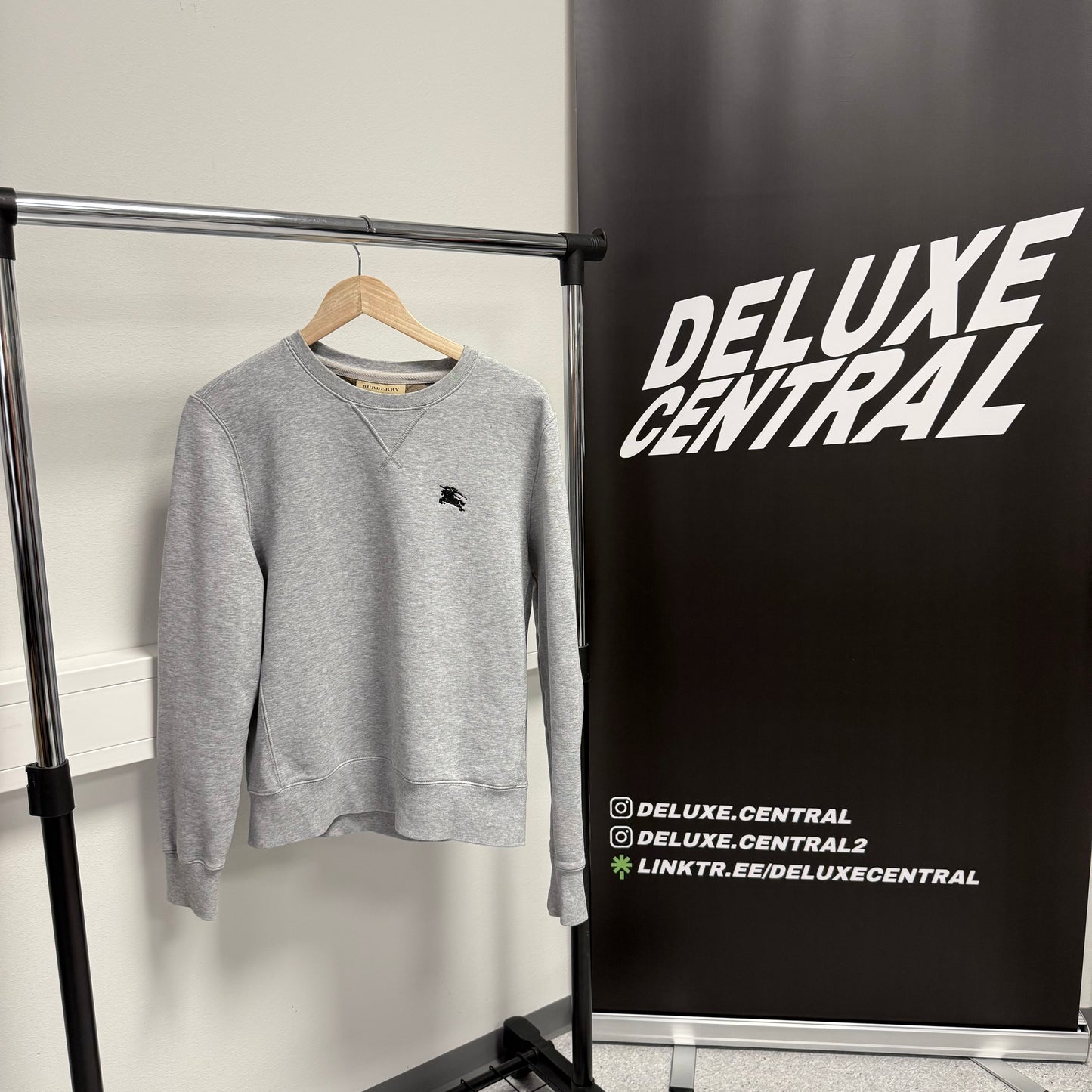 Burberry Grey Logo Sweatshirt