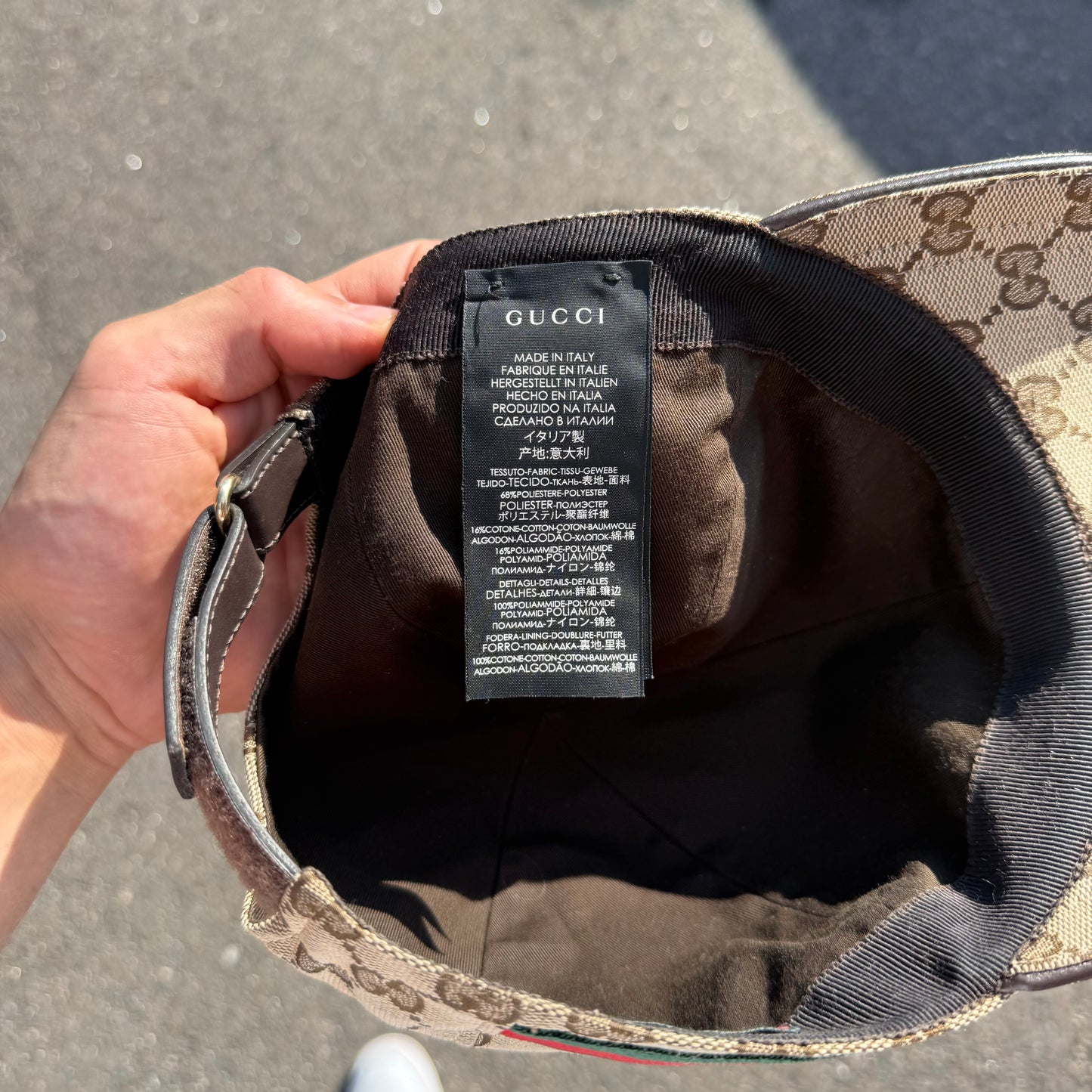 Gucci GG Canvas Baseball Cap