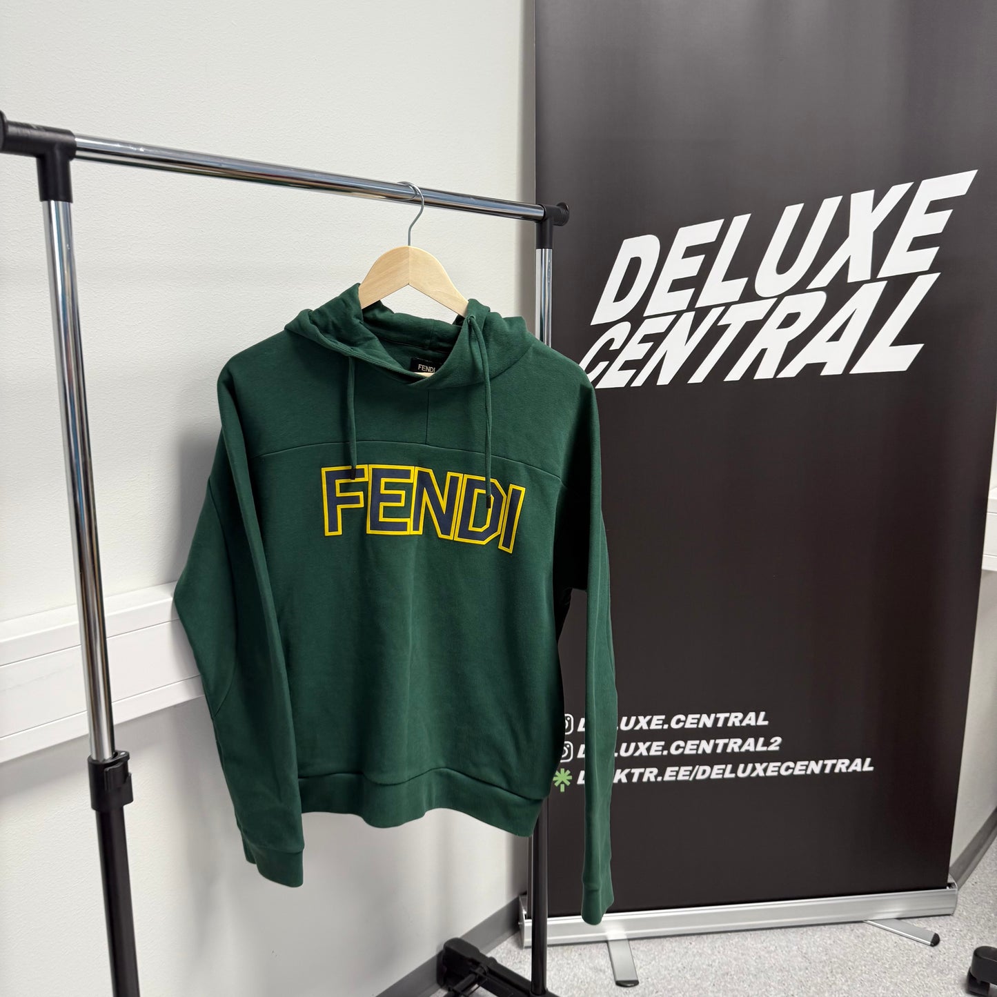Fendi Logo Hoodie