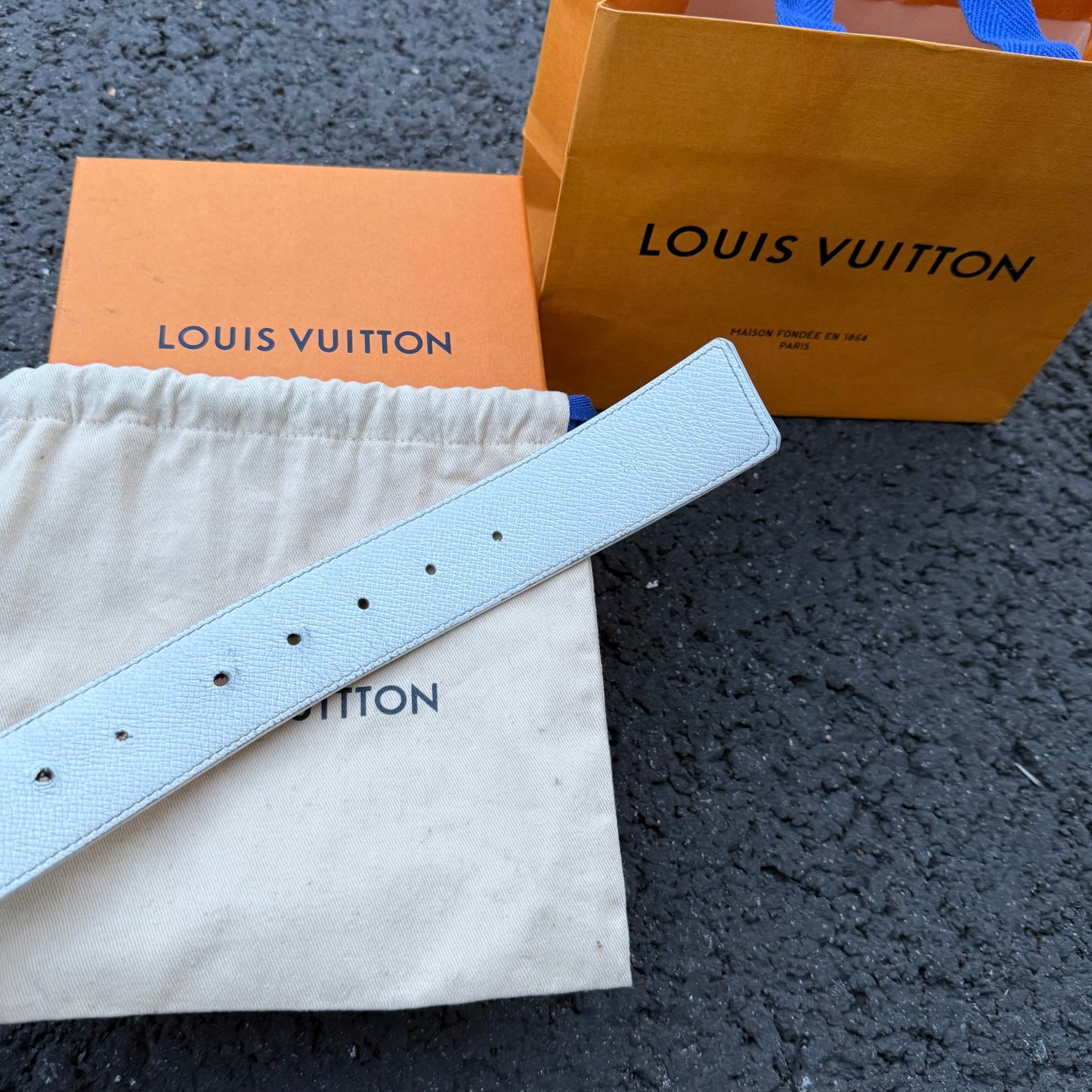 Louis Vuitton Monogram Reversible Belt