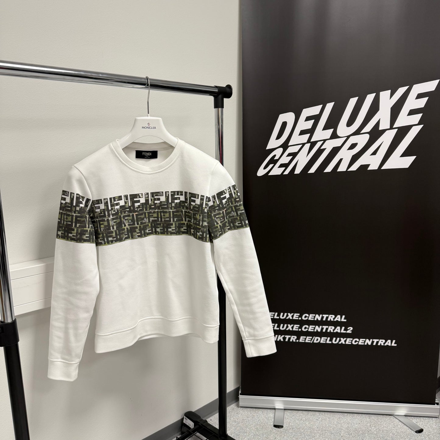 Fendi SS20 Camo FF Sweatshirt