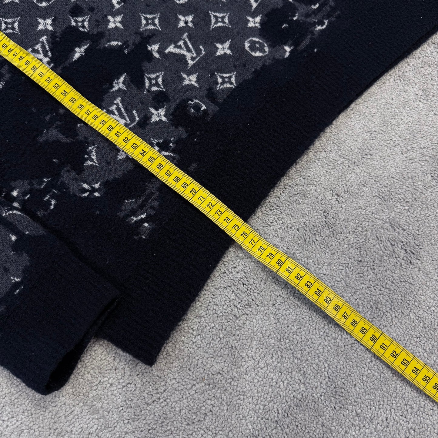 Louis Vuitton Distressed Monogram Sweater