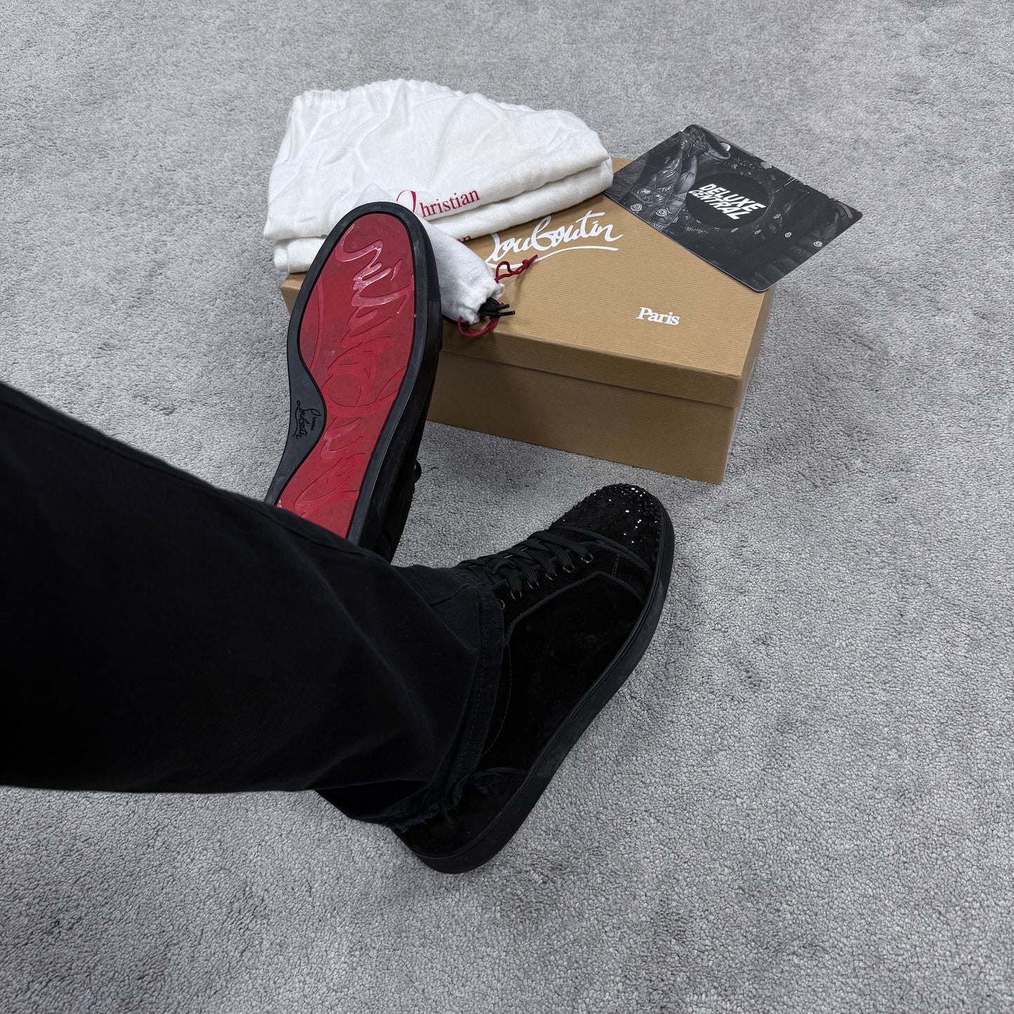 Christian Louboutin Flat Diamond Shoe