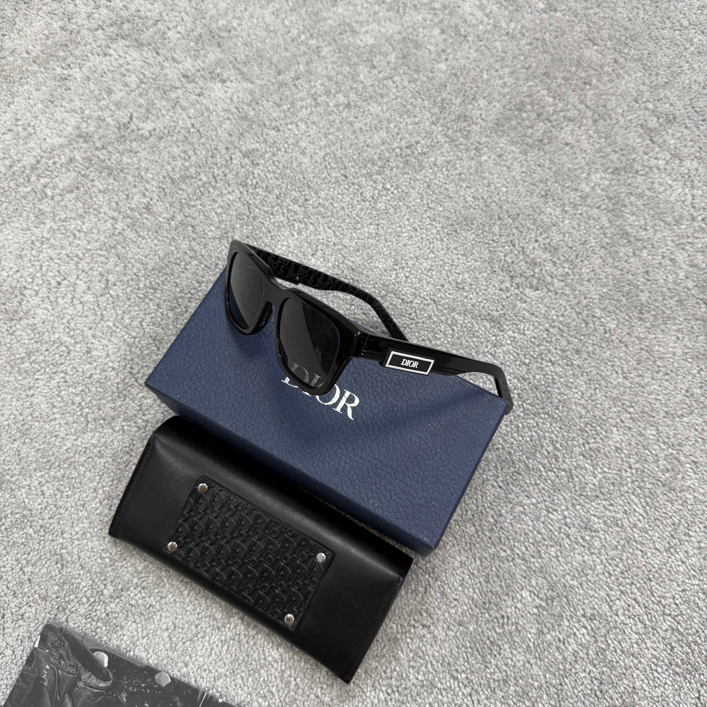 Dior B23 Square Acetate Sunglasses