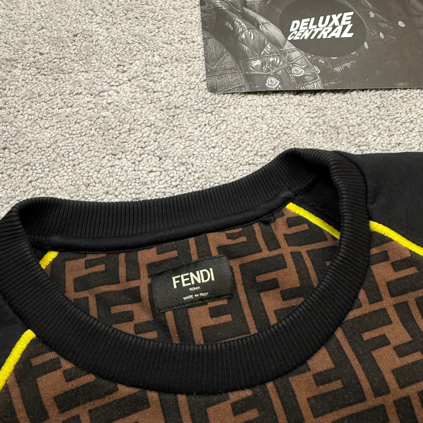 Fendi Allover Zucca pattern Sweatshirt