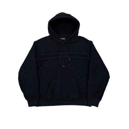 Dior Oblique Towel Hoodie Navy – Deluxe Central
