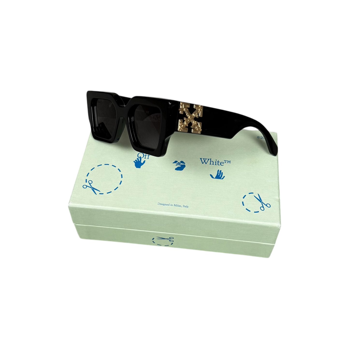 OFF-WHITE Catalina Rectangular Frame Sunglasses